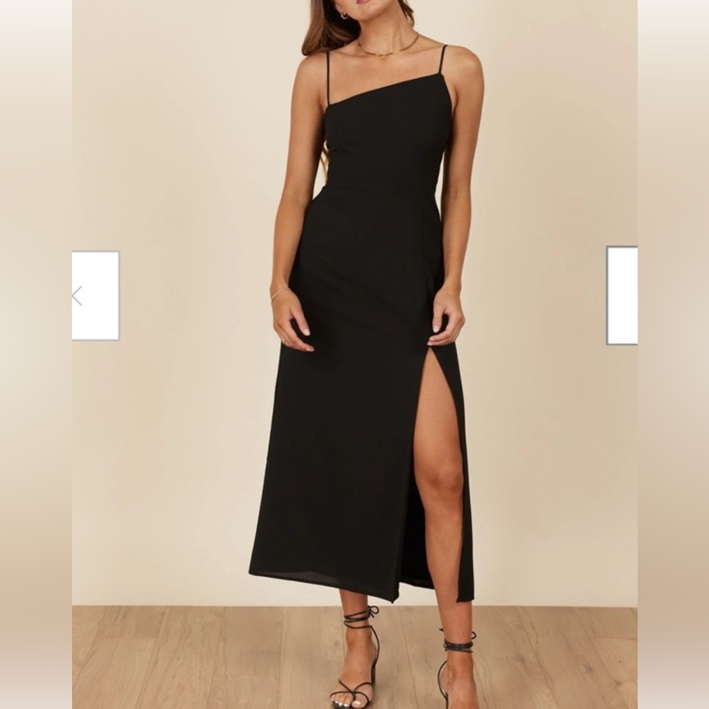 Park & Fifth Lincoln Midi Dress Black Xxl